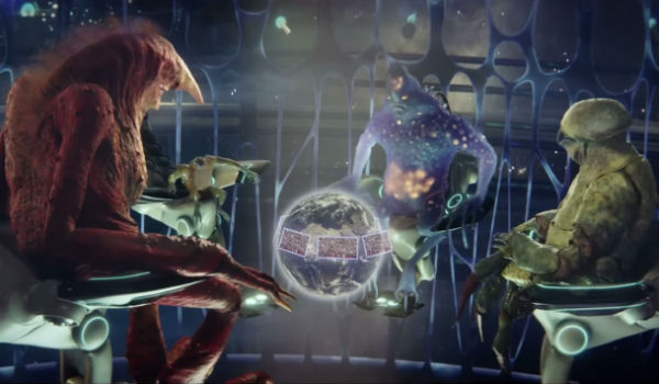 Is... is this the film with Simon Pegg and the talking dog?